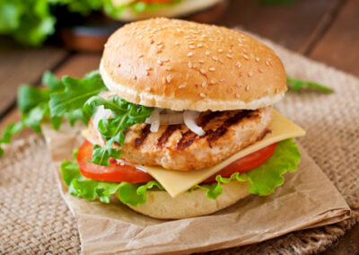 Kyllingburger 160g/89,- medost 99   Description