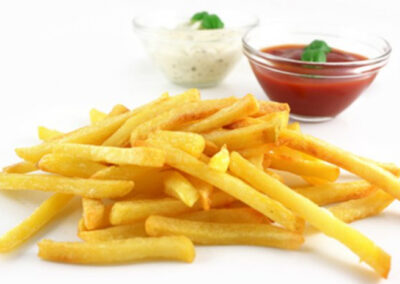 Pommes frites L/30,- S/50,-   Description